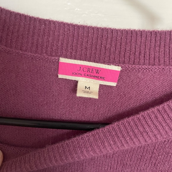 J Crew Cashmere Classic-Fit Crewneck Sweater - Picture 2 of 8
